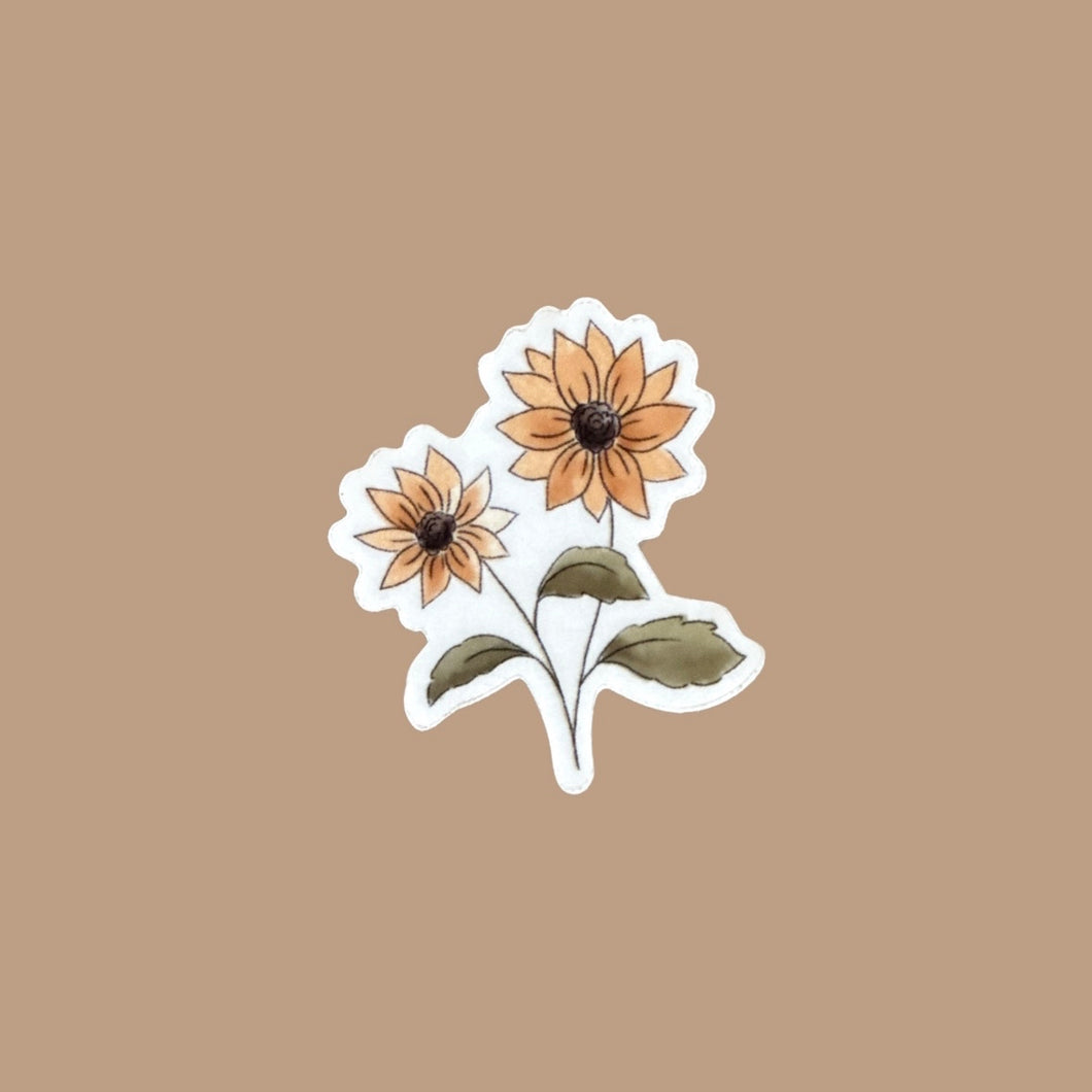 Rudbeckia Flower Sticker