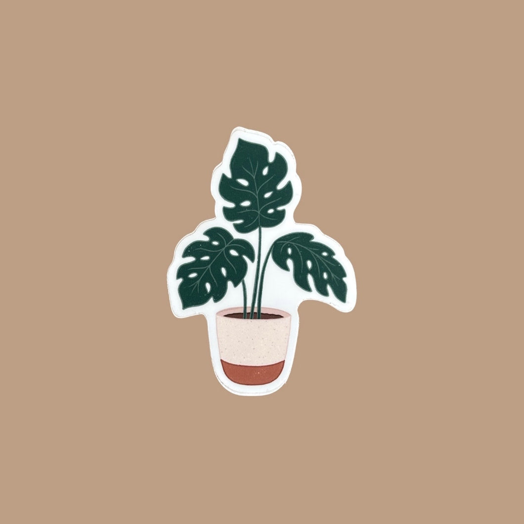 Potted Monstera Sticker