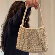 Load image into Gallery viewer, White Crochet Hangbag
