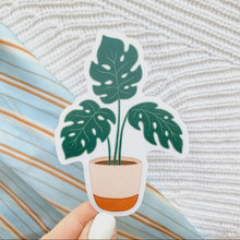 Load image into Gallery viewer, Potted Monstera Sticker
