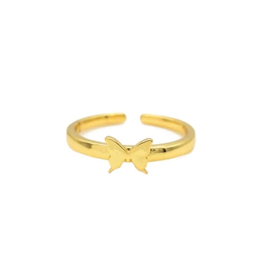 Butterfly 18K Gold Plated Ring